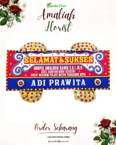 Papan Bunga Ucapan Selamat Alaskembang