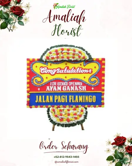 Sewa Papan Bunga Alaskembang
